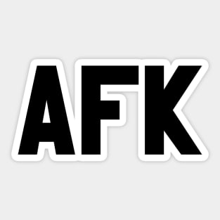 AFK Sticker